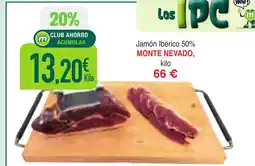 Masymas MONTE NEVADO Jamón Ibérico 50% oferta