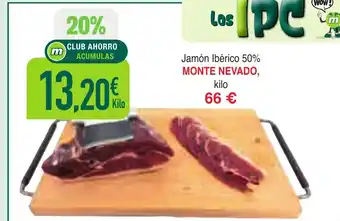 Masymas MONTE NEVADO Jamón Ibérico 50% oferta