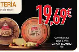 Masymas GARCÍA BAQUERO Queso La Cava Barus o Artés oferta