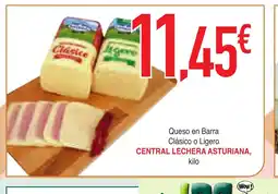 Masymas CENTRAL LECHERA ASTURIANA Queso en Barra Clásico o Ligero oferta