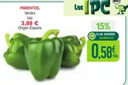 Masymas Pimientos, verdes oferta