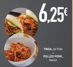 Masymas Tinga, de pollo oferta