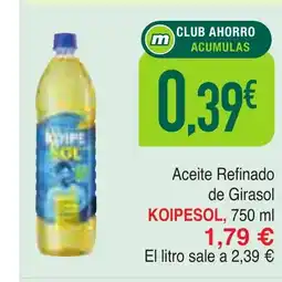 Masymas KOIPESOL Aceite Refinado de Girasol oferta