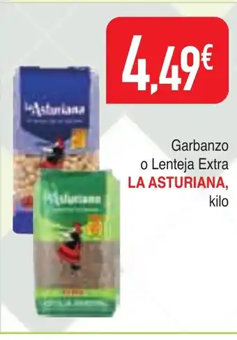 Masymas LA ASTURIANA Garbanzo o Lenteja Extra oferta