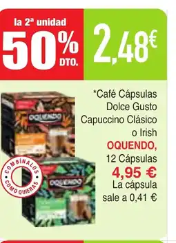 Masymas OQUENDO Café Cápsulas Dolce Gusto Capuccino Clásico oferta