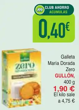 Masymas GULLÓN Galleta María Dorada Zero oferta