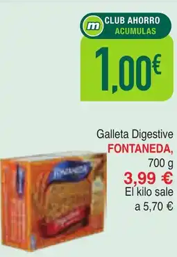 Masymas FONTANEDA Galleta Digestive oferta