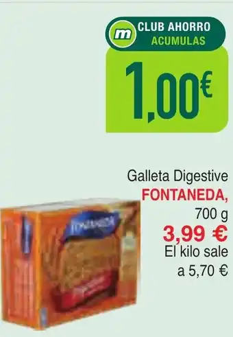 Masymas FONTANEDA Galleta Digestive oferta