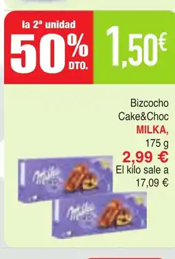 Masymas MILKA Bizcocho Cake&Choc oferta