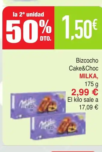 Masymas MILKA Bizcocho Cake&Choc oferta