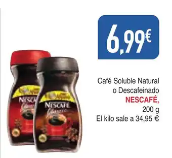 Masymas NESCAFÉ Café Soluble Natural oferta