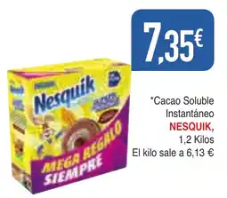 Masymas NESQUIK Cacao Soluble Instantáneo oferta