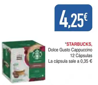 Masymas STARBUCKS Dolce Gusto Cappuccino 12 Cápsulas oferta