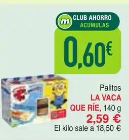 Masymas LA VACA QUE RIE Palitos oferta