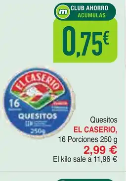 Masymas EL CASERIO Quesitos oferta