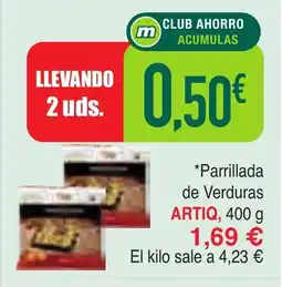 Masymas ARTIQ Parrillada de Verduras oferta