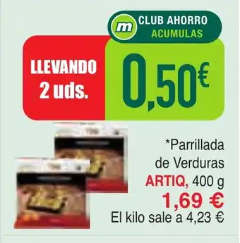 Masymas ARTIQ Parrillada de Verduras oferta