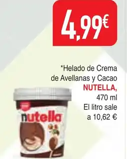 Masymas NUTELLA Helado de Crema de Avellanas y Cacao oferta