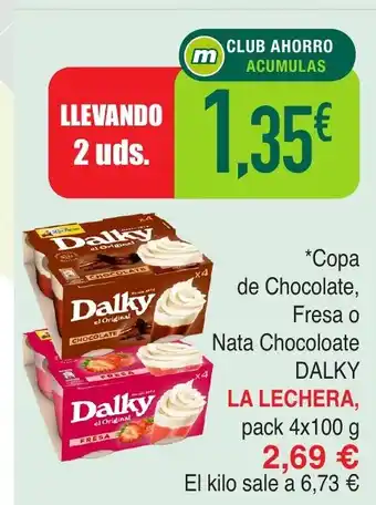 Masymas LA LECHERA Copa de Chocolate, Fresa o Nata Chocoloate oferta