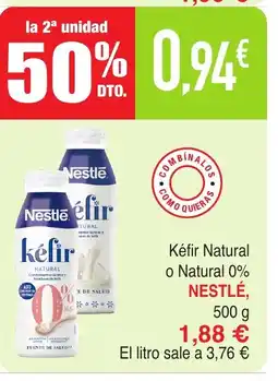 Masymas NESTLÉ Kéfir Natural o Natural 0% oferta