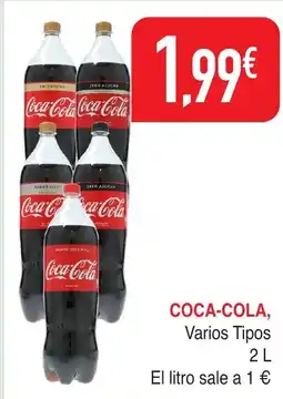 Masymas COCA-COLA, Varios Tipos oferta