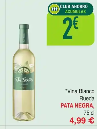 Masymas PATA NEGRA Vina Blanco Rueda oferta