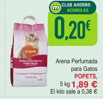 Masymas POPETS Arena Perfumada para Gatos oferta