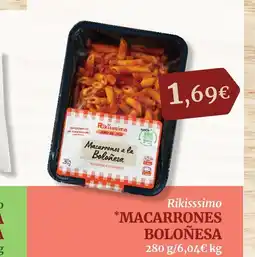 Masymas Macarrones boloñesa oferta