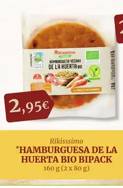 Masymas Hamburguesa de la huerta bio bipack oferta