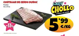 AhorraMas Costillar de cerdo duroc oferta