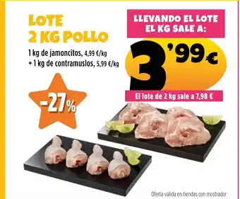 AhorraMas Lote pollo oferta