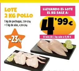 AhorraMas Lote pollo oferta