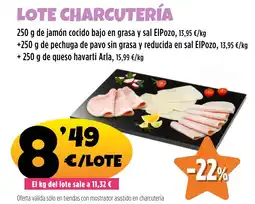 AhorraMas Lote charcutería oferta