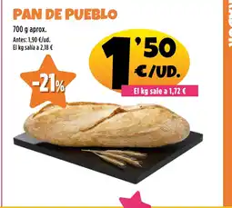 AhorraMas Pan de pueblo oferta