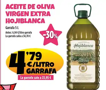 AhorraMas HOJIBLANCA Aceite de oliva virgen extra oferta