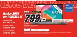 MediaMarkt Portátil Modern 15 F13MG oferta