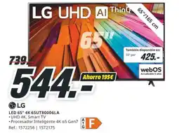 MediaMarkt LG LED 65" 4K 65UT80006LA oferta