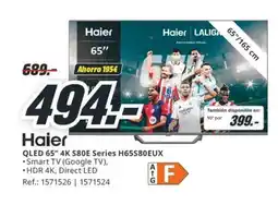 MediaMarkt HAIER QLED 65" 4K S80E Series H65S80EUX oferta