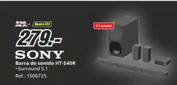 MediaMarkt SONY Barra de sonido HT-S40R oferta