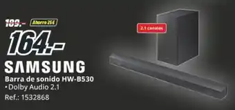 MediaMarkt SAMSUNG Barra de sonido HW-B530 oferta