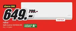 MediaMarkt FUJITSU Split inverter ASY35UI-KN oferta