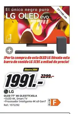MediaMarkt LG OLED 77" 4K OLED77C45LA oferta