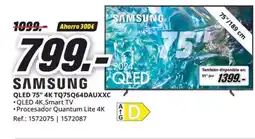 MediaMarkt SAMSUNG OLED QLED 75" 4K TQ75Q64DAUXXC oferta