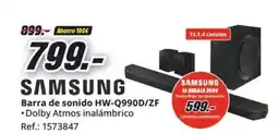 MediaMarkt SAMSUNG Barra de sonido HW-Q990D/ZF oferta