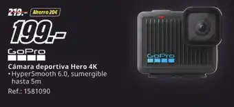 MediaMarkt Cámara deportiva Hero 4K oferta