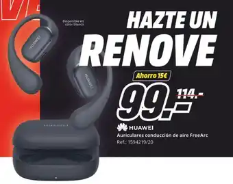 MediaMarkt HUAWEI Auriculares conducción de aire FreeArc oferta