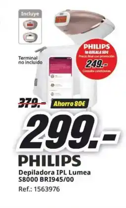 MediaMarkt PHILIPS Depiladora IPL Lumea S8000 BRI945/00 oferta