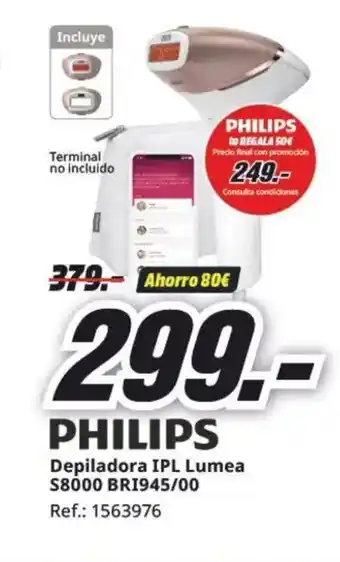 MediaMarkt PHILIPS Depiladora IPL Lumea S8000 BRI945/00 oferta