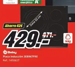 MediaMarkt BALAY Placa inducción 3EB967FRE oferta