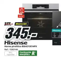 MediaMarkt HISENSE Horno pirolítico BI64213E14PX oferta